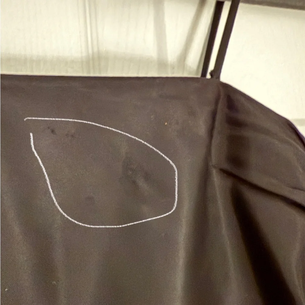 Vintage Zum Zum Black Satin Mini Cocktail Dress • Union Made • USA • Size Small